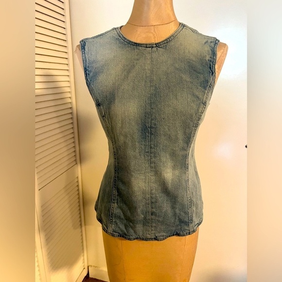 Denim Zara top - Picture 4 of 6